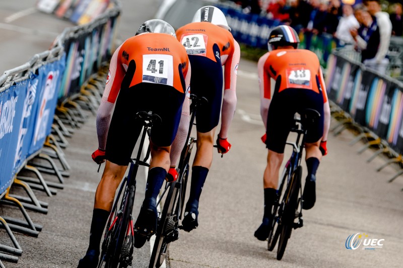 2023 UEC Road European Championships - Drenthe - Junior Mixed Team Relay - Emmen - Emmen 38, km - 21/09/2023 - Netherlands - photo Luca Bettini/SprintCyclingAgency?2023